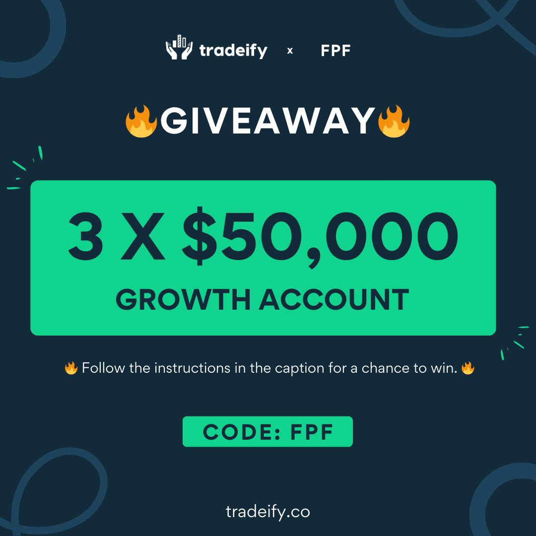 FuturesPropFirm's tweet image. ⭐️ FPF x Tradeify GIVEAWAY 🔥

To celebrate the launch of FPF 2.0, I’ve teamed up with Tradeify to give away 3 X 50K Growth Accounts (EOD Drawdown, No Activation fee)!

How to participate:
🤝 Follow @TradeifyFunding &amp;amp; @FuturesPropFirm 
❤️ Like and repost
🫂 Tag 2 friends

⌛️…