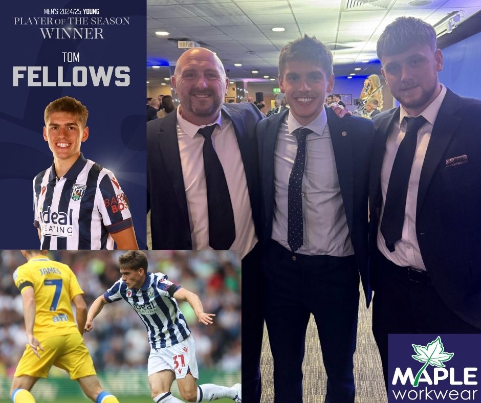 Maple Workwear (@mapleworkwear) on Twitter photo Fantastic evening at the <a href="/WBA/">West Bromwich Albion</a> 25 Awards. Delighted to meet our sponsored player Tom Fellows. Great to sponsor a local player as a local company! Huge congratulations on winning young player of the season!
#wba #COYB #oneofourown #WBA25awards #tomfellows #localbusiness Fantastic evening at the <a href="/WBA/">West Bromwich Albion</a> 25 Awards. Delighted to meet our sponsored player Tom Fellows. Great to sponsor a local player as a local company! Huge congratulations on winning young player of the season!
#wba #COYB #oneofourown #WBA25awards #tomfellows #localbusiness
