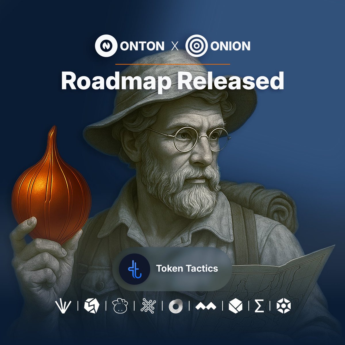 Hey legends!
<a href="/ontonbot/">ONTON</a> x Genesis ONION just dropped the roadmap.
3,000+ NFTs already locked in.
100+ partners, <a href="/TokenTacticsGo/">TokenTactics</a> as well.

The future of events on TON is not waiting for you.
Less than 7 days left.
Spin. Mint. Flex your tier.
Mint Now: t.me/theontonbot/ev…
🧅