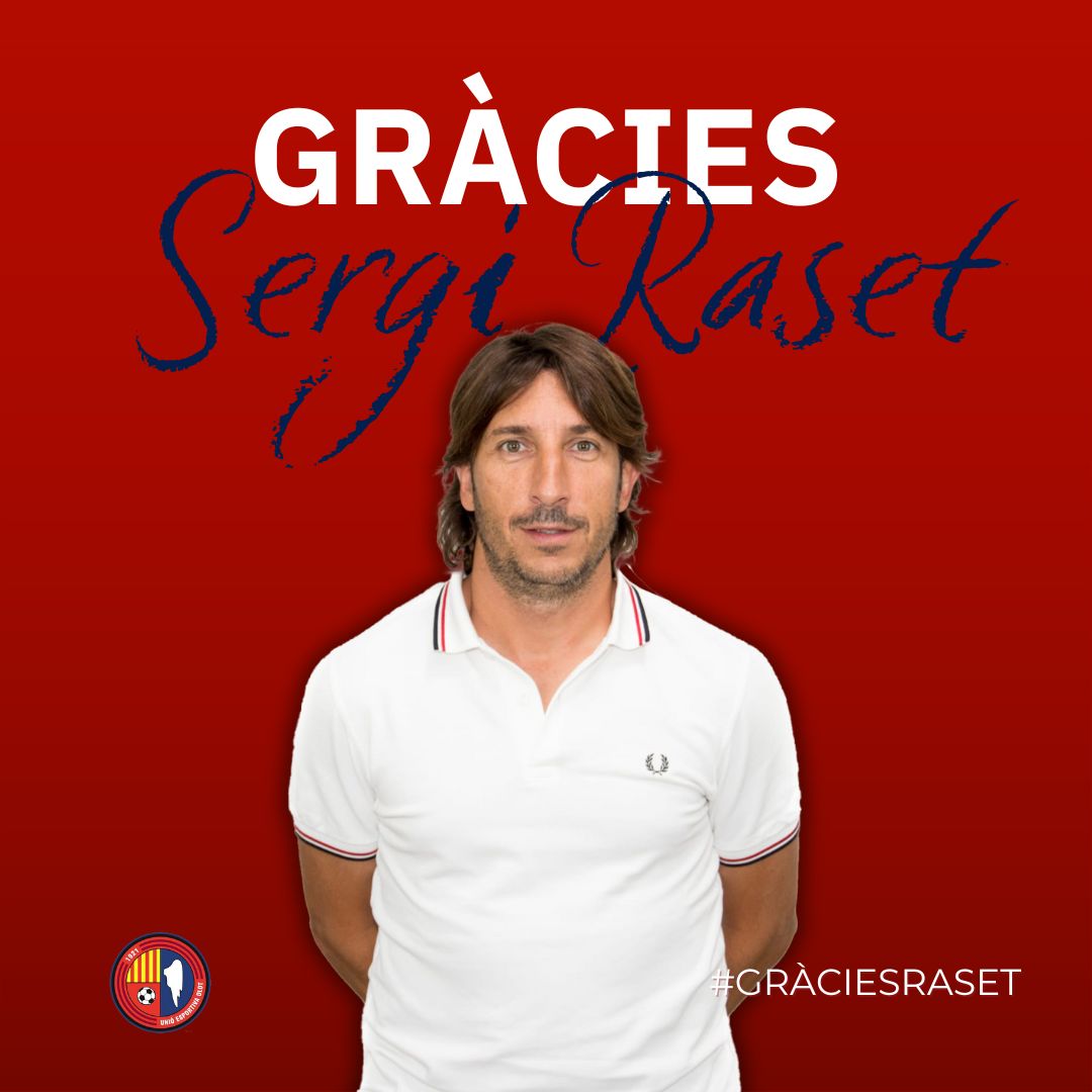 UEO1921's tweet photo. [OFICIAL]: 🔚👋 El director esportiu Sergi Raset tanca el seu cicle a la #UEOlot

💼 El de Sant Gregori s'acomiada després de 9️⃣ temporades liderant l'àrea esportiva.

🥺 Gràcies per la feina feta, @sergiraset. Un dels nostres!

ℹ️ https://t.co/Bw2z6Yrjsv

#GràciesRaset #2RFEF3 https://t.co/CVwcXezQjk
