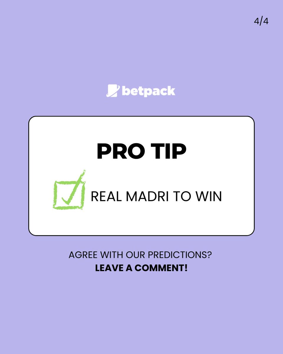 betpackcom's tweet photo. Real Madrid ⚔️ Arsenal

Arsenal are still dreaming of lifting their first-ever title in the competition. But here's the catch: Real Madrid has 90 minutes at the Bernabéu to remind us why they’ve won this tournament 15 times. 

Check out our predictions 🔥 

#realmadridfc #arsenal https://t.co/9nnE95Bn2B