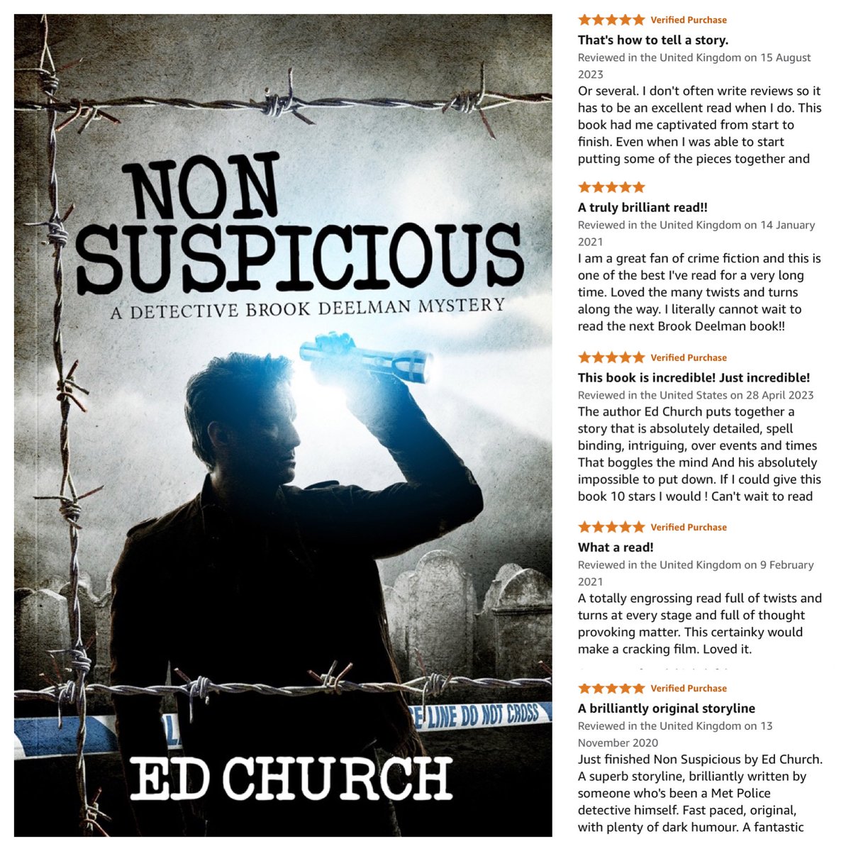 For fans of a #TrueDetective dual timeline…
And totally #FREE on #Kindle this week…🕵️‍♂️ 💥 

viewbook.at/NonSuspicious