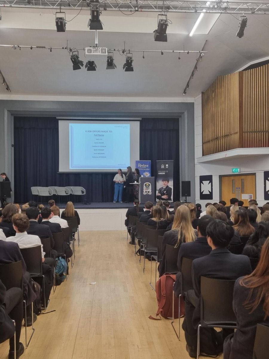 Thank you to Radius Housing for visiting our school and presenting our pupils with prizes from the interview skills day!

#MCB #Methody