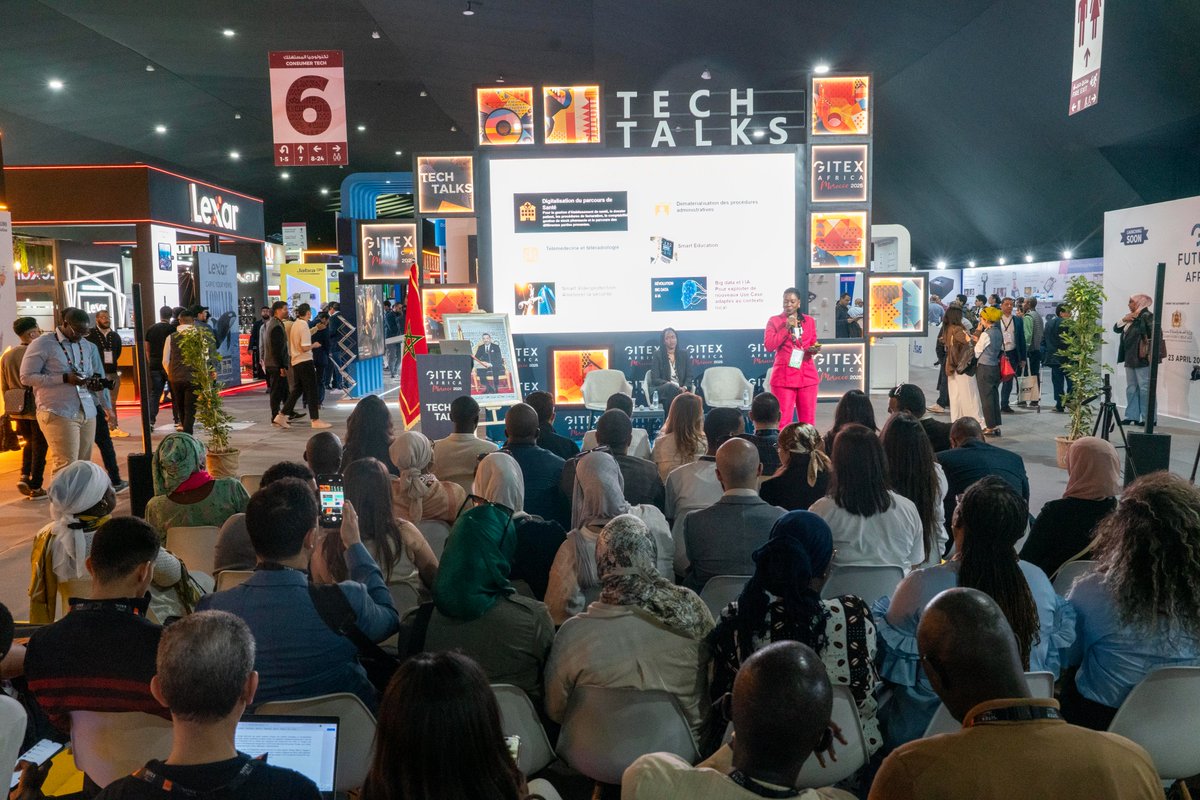 GroupeSonatel's tweet photo. Un moment fort ce matin au #GitexAfrica à Marrakech.
Lors de notre keynote, nous avons retracé 40 ans d’engagement du Groupe Sonatel au service de l’innovation, de l’inclusion numérique et de l’entrepreneuriat en Afrique.
L’occasion de partager notre vision d’un numérique plus durable, plus inclusif et plus accessible, portée par une conviction forte.
L’Afrique digitale se construit avec celles et ceux qui osent, innovent et agissent. Depuis 40 ans, cette passion nous anime. Et ce n’est que le début !

Restons connectés, pour continuer à innover ensemble.

#SonatelAtGitex 
#Sonatel40ans