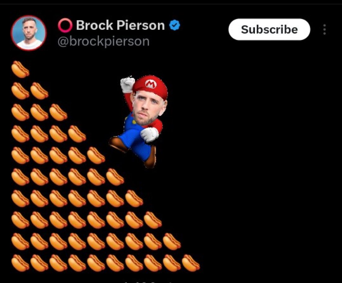 ⭕ Brock Pierson tweet media