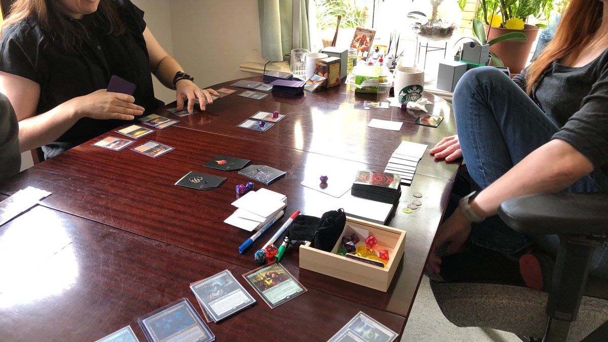 I love Commander because someone will say 'I suspect your cat' and everyone will just nod sagely #MagicTheGathering