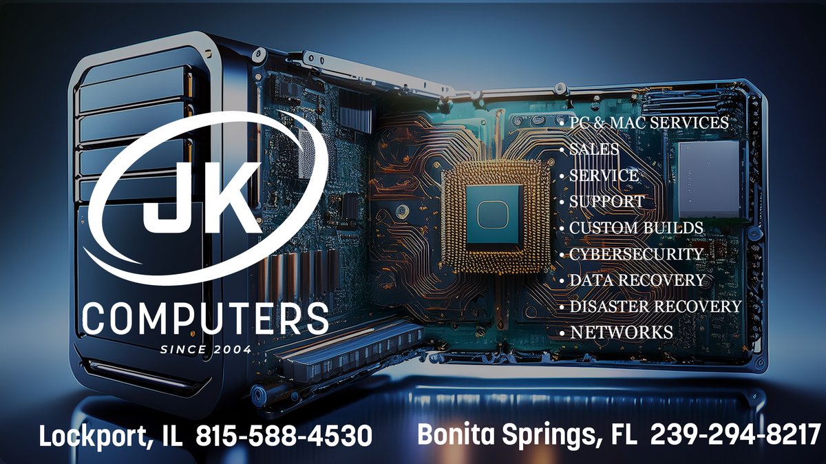 _JKComputers's tweet image. I drive an HOUR to see JK Computers—and it’s worth every mile. 💻
Kind, crazy knowledgeable, never pushy. They get how much our tech means to us. After 10+ years, I still wouldn’t go anywhere else. 🙌
#computerrepair #computerservice #lockport #bonitasprings