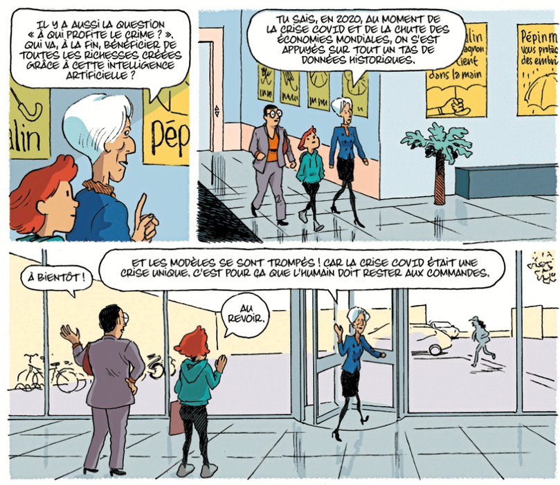 📖 La nouvelle BD « Travailler demain » explore le futur du travail avec 13 personnalités. Un projet original porté par <a href="/murielpenicaud/">Muriel Pénicaud</a>  <a href="/MaTCharrier/">Mathieu Charrier</a> et Nicoby (dessinateur). 

À découvrir sur rhmatin ➡️ bit.ly/42sV3F7

#BD #futureofwork #rh #mondedutravail #emploi