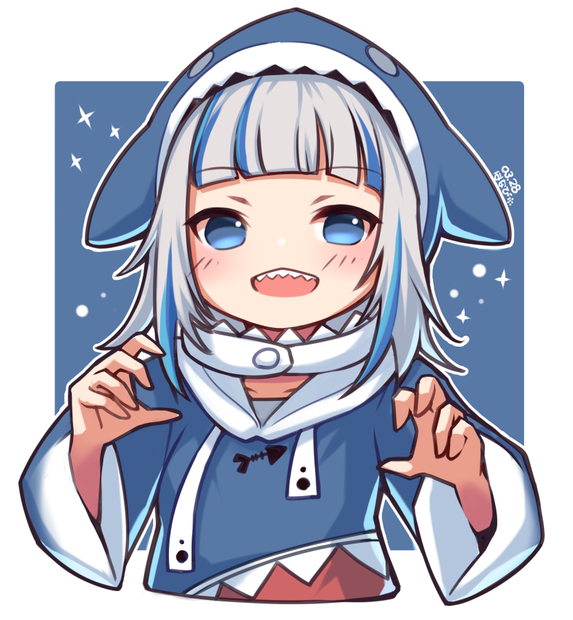がうるぐら ,がうる・ぐら(通常) 「My #gawrt  memory   」|日渡はなび (Commissions Please wait!✨)のイラスト