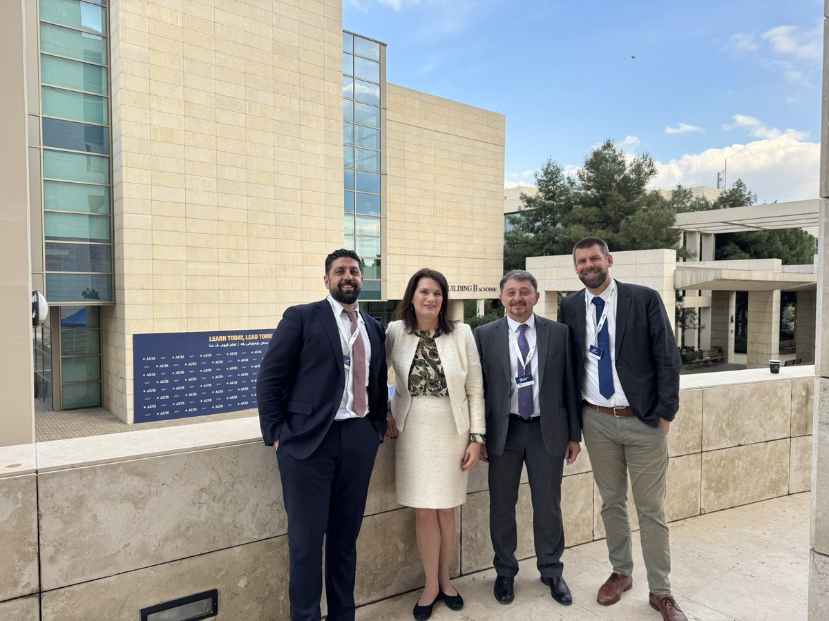 Glad to meet my good friend, former Swedish Foreign Minister, <a href="/AnnLinde/">Ann Linde</a> on the sidelines of Suli forum. Always interesting to hear her insights on political developments and the challenges ahead.
<a href="/mickehauer/">Michael Hauer</a> <a href="/imadfarhadi/">Imad Farhadi</a> 
#AUIS #IRIS #suliforum25
<a href="/auisofficial/">American University of Iraq, Sulaimani (AUIS)</a>