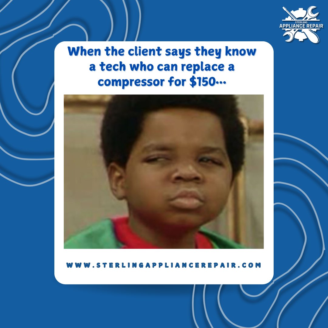 SterlingAppRep's tweet photo. That's real interesting?! #appliancerepair #applianceparts #appliances #homeappliances #dfw #fortworth #thesterlingtouch https://t.co/7Or0TInXNZ