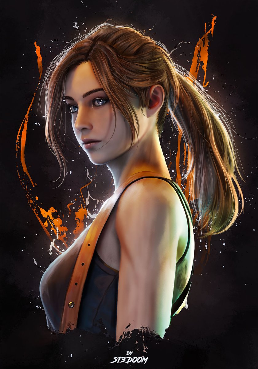 Here is some of my Resident Evil fanart. Character: Jill Valentine, Claire  Redfield and Ada Wong from Resident Evil #ResidentEvil #ClaireRedfield  #ResidentEvil2 #ResidentEvil3, image size:840x1200