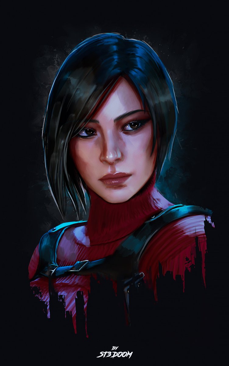 Here is some of my Resident Evil fanart. Character: Jill Valentine, Claire  Redfield and Ada Wong from Resident Evil #ResidentEvil #ClaireRedfield  #ResidentEvil2 #ResidentEvil3, image size:752x1200