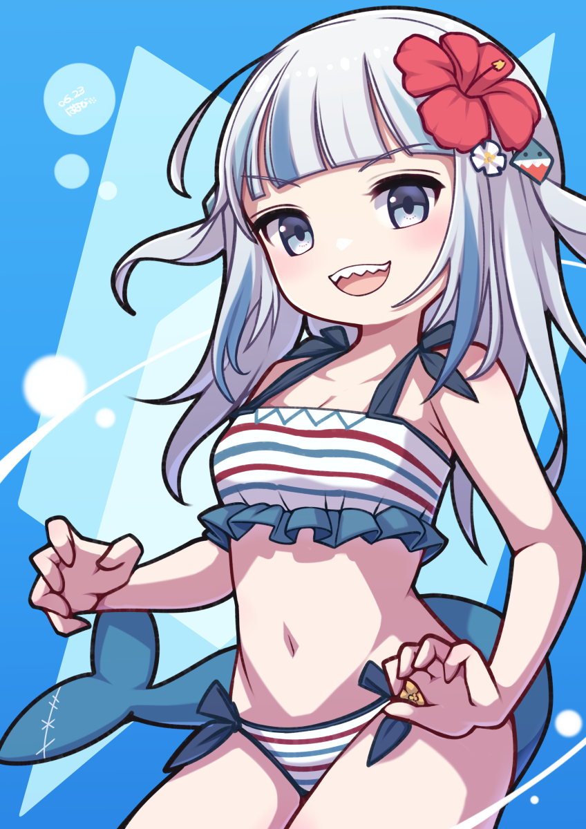 がうるぐら ,がうる・ぐら(通常) 「My #gawrt  memory   」|日渡はなび (Commissions Please wait!✨)のイラスト