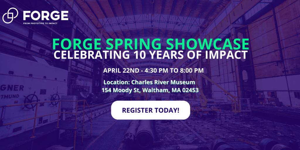 Join us for the <a href="/FORGEImpact/">FORGE</a> Spring Showcase at the Charles River Museum on April 22!

The event brings together local hardtech companies, manufacturers, investors, and ecosystem collaborators to celebrate 10 years of FORGE’s Manufacturing Initiative. buff.ly/8fBPbZo