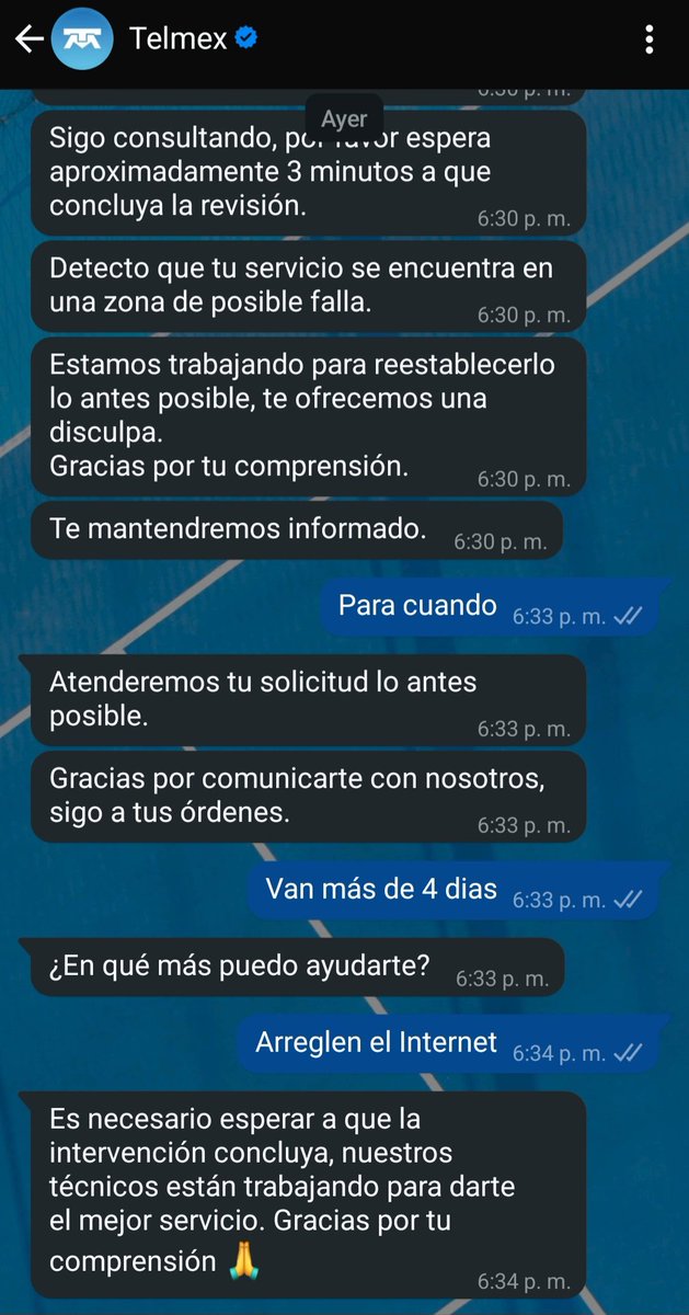 FcoVisconti's tweet photo. Eh, @TELMEXSoluciona  @Telmex la zona donde vivo lleva sin Internet desde el sábado y nadie ha podido dar una solución o respuesta decente. Y no salgas con tu respuesta genérica, cabrón... https://t.co/7cUbkHPlb0