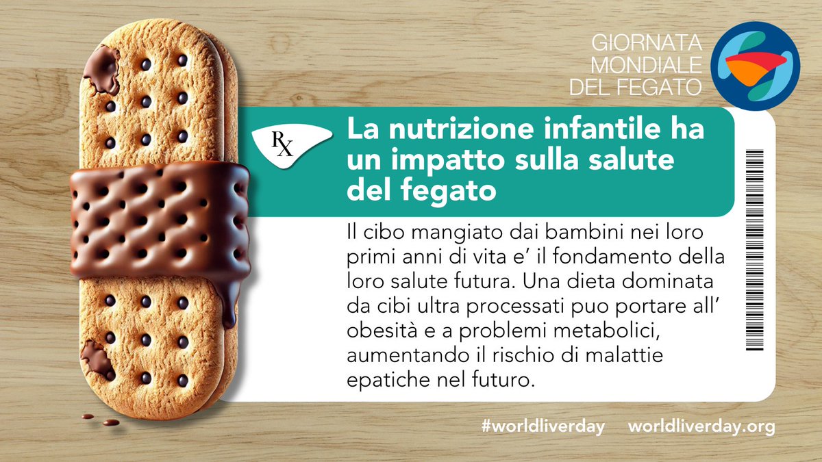 AISF - Associazione Italiana Studio Fegato (@aisffegato) on Twitter photo 📍 19 aprile #WorldLiverDay!
🏙️ Tutti hanno un ruolo nel favorire l'accesso al cibo salutare, fondamentale per salvaguardare la prevenzione delle malattie del fegato sin dall'età infantile 👦👧
#ilciboèmedicina <a href="/WorldLiverDay/">World Liver Day</a> 📍 19 aprile #WorldLiverDay!
🏙️ Tutti hanno un ruolo nel favorire l'accesso al cibo salutare, fondamentale per salvaguardare la prevenzione delle malattie del fegato sin dall'età infantile 👦👧
#ilciboèmedicina <a href="/WorldLiverDay/">World Liver Day</a>