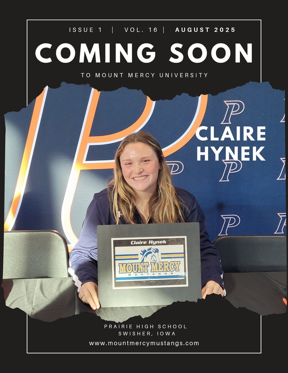 🔥 New Signee Alert 🔥 

Please join me in welcoming Claire Hynek to the team! She is an extremely athletic thrower who also works incredibly hard. I believe she has a very high ceiling, and will have a great career ahead of her!

Welcome Claire!