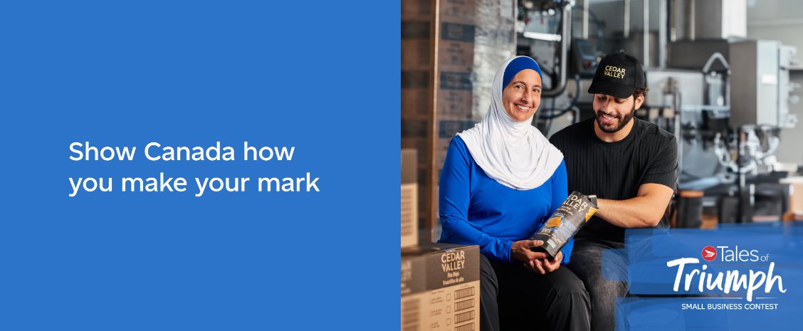 Share your story and win big with Canada Post! 🏆    
Enter now: canadapostpostescanada.swoogo.com/TalesofTriumph…
#TalesOfTriumph #CanadaPostContest