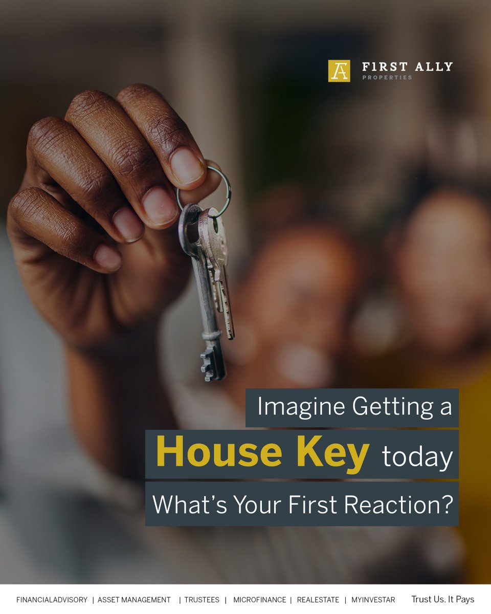 FA_Properties's tweet image. If someone handed you the keys to your dream home today, no landlord stress, no rent reminders, just freedom. What would be your first reaction? Drop your response in the comments section below​.

#FirstAlly #Properties #Realestate #DreamHome #NewBeginnings