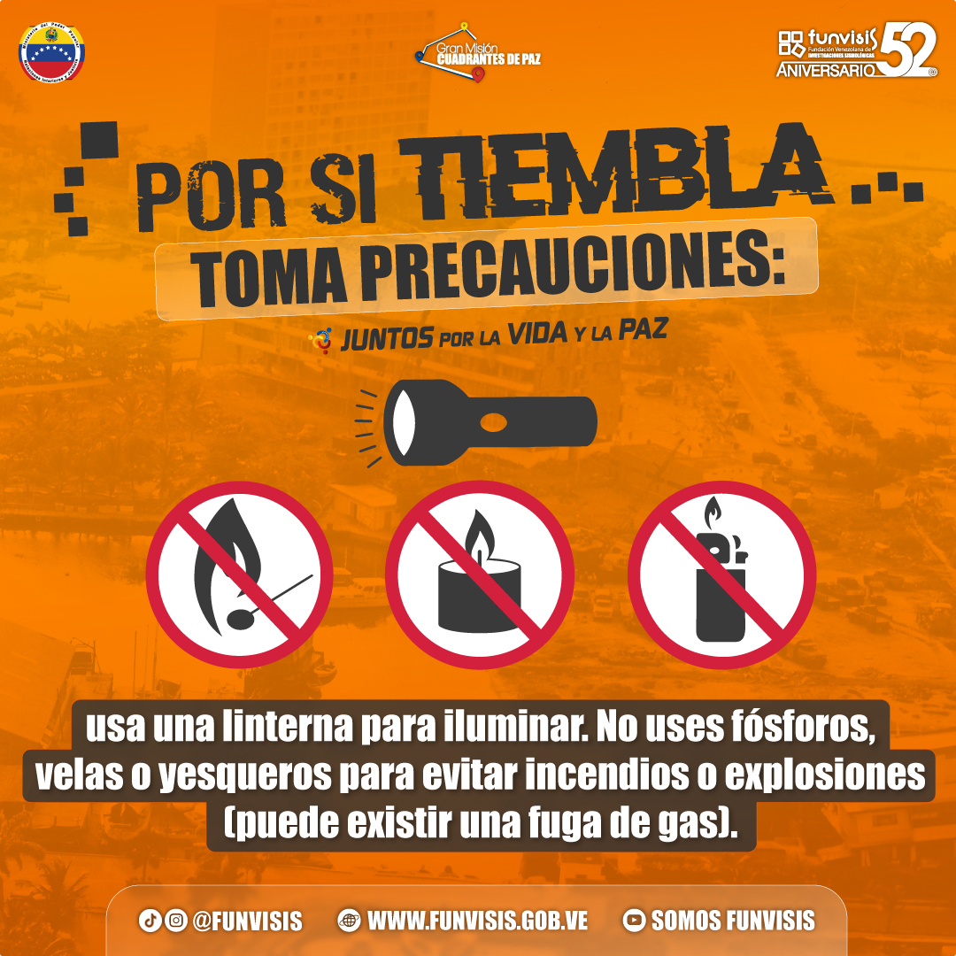 SomosFunvisis's tweet photo. La preparación hace la diferencia. No olvides que los #Sismos no se pueden predecir, por ello debes estar siempre alerta.
Te invitamos a conocer nuestra campaña #PorSiTiembla, allí encontrarás qué hacer antes, durante y después de un terremoto.
#Campaña #FunvisisInforma https://t.co/Ke1GAs7RBe
