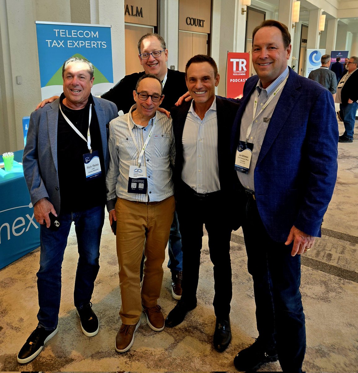 Jon Brinton (@jonbrinton) on Twitter photo Great meeting with Ultra-Entrepreneur & original <a href="/ABCSharkTank/">Shark Tank</a> member <a href="/HarringtonKevin/">Kevin Harrington</a> <a href="/CloudCommsAll/">Cloud Communications Alliance</a> #cloudconnections with <a href="/jeffpulver/">Jeff Keni Pulver 🌻</a>, and <a href="/arnoldjon/">Jon Arnold</a> with many of our <a href="/netsapiens/">NetSapiens a Crexendo Company</a> partners in attendance as well.
#Inspired #UCaaS #CCaaS #AI #CPaaS $CXDO Great meeting with Ultra-Entrepreneur & original <a href="/ABCSharkTank/">Shark Tank</a> member <a href="/HarringtonKevin/">Kevin Harrington</a> <a href="/CloudCommsAll/">Cloud Communications Alliance</a> #cloudconnections with <a href="/jeffpulver/">Jeff Keni Pulver 🌻</a>, and <a href="/arnoldjon/">Jon Arnold</a> with many of our <a href="/netsapiens/">NetSapiens a Crexendo Company</a> partners in attendance as well.
#Inspired #UCaaS #CCaaS #AI #CPaaS $CXDO