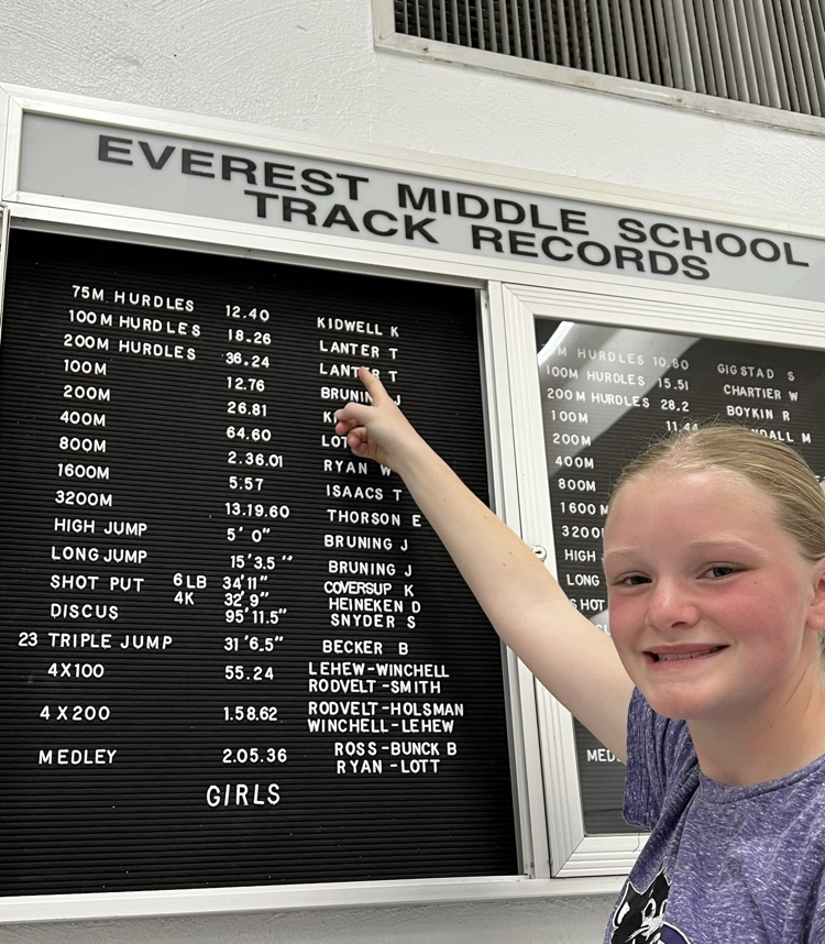 USD430's tweet photo. EMS would like to congratulate 8th grader Tiffin Lanter for breaking the 100m hurdle record yesterday with a time of 18.26  Way to go Tiffin!! https://t.co/LDYzK9tjln