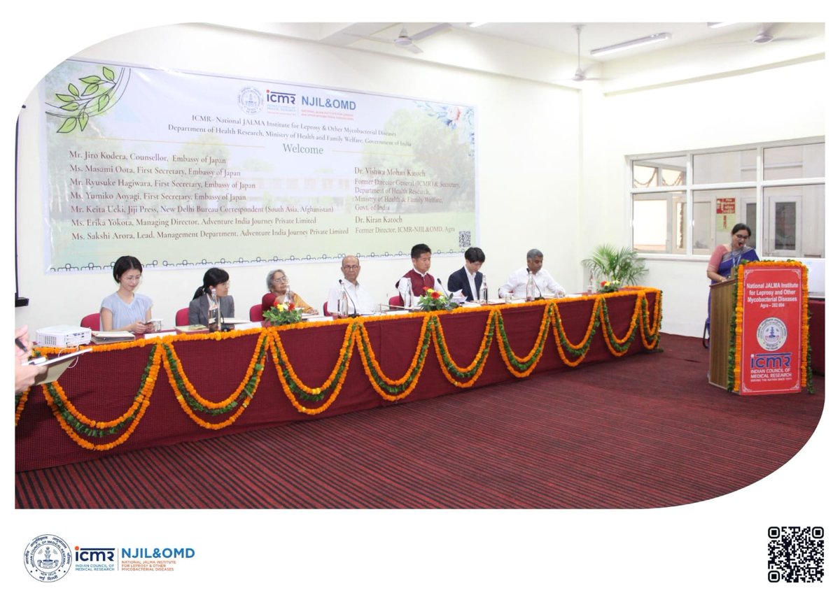 ICMR_NJILOMD's tweet image. @ICMR_NJILOMD is pleased to welcome Dr. V.M. Katoch, Former Secretary, DHR, DG, ICMR and Dr. Kiran Katoch, Former Director @ICMR_NJILOMD on the occasion of visit of the Japanese delegation on 15.04.25. They were instrumental in the overall progress of the institute.