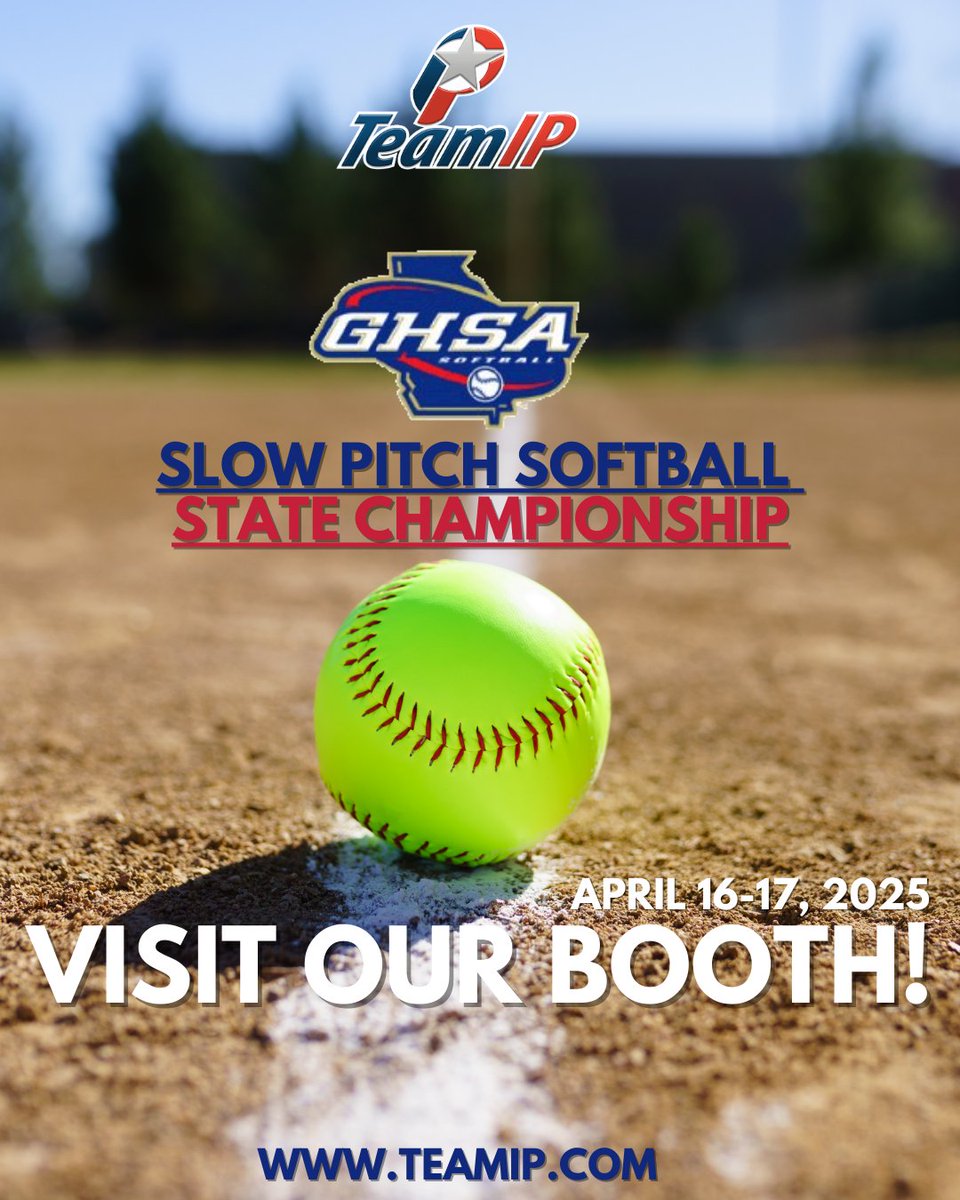⚾ Team IP at the GHSA Slow Pitch Softball State Championship! 🏆

Team IP is stepping up to the plate at the GHSA Slow Pitch Softball State Championship on April 16-17! 🎽🔥 

Don't miss out—catch us there!
🌐 zurl.co/iy0ZR 

#GHSA #SlowPitchSoftball #TeamIP