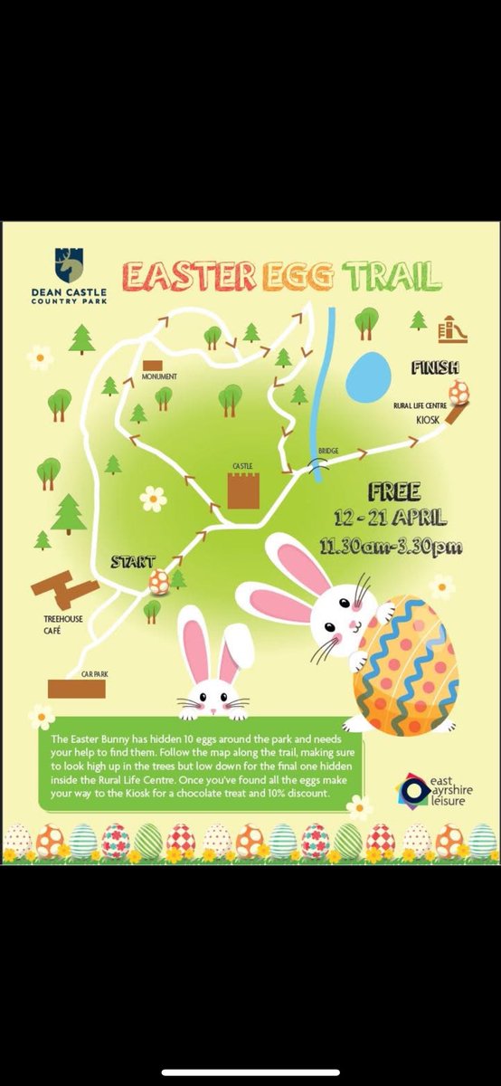 A soggy🌧️Easter🐣outdoor session at Dean Castle today with HLWJillian &amp; <a href="/MountCarmelPS/">Mount Carmel Primary</a> we braved the weather to complete the long nature walk scavenger hunt and we were champions of the Easter Egg hunt too, we all won a chocolate treat! <a href="/LHillanFowler9/">Lesley Hillan-Fowler</a> <a href="/EACHWBteam/">EAC Health & Wellbeing</a> <a href="/EACattainment/">EAC Attainment Challenge Team</a>