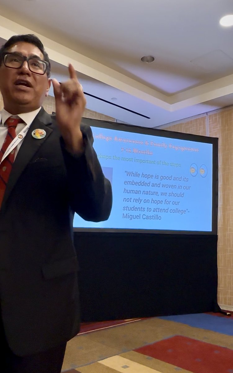 miguelmigrant's tweet image. “College opportunities for migrant students should be by design and not by chance.” ~ Miguel Castillo #migranteducation #nationalmigrantconference #migranted #sisepuede
