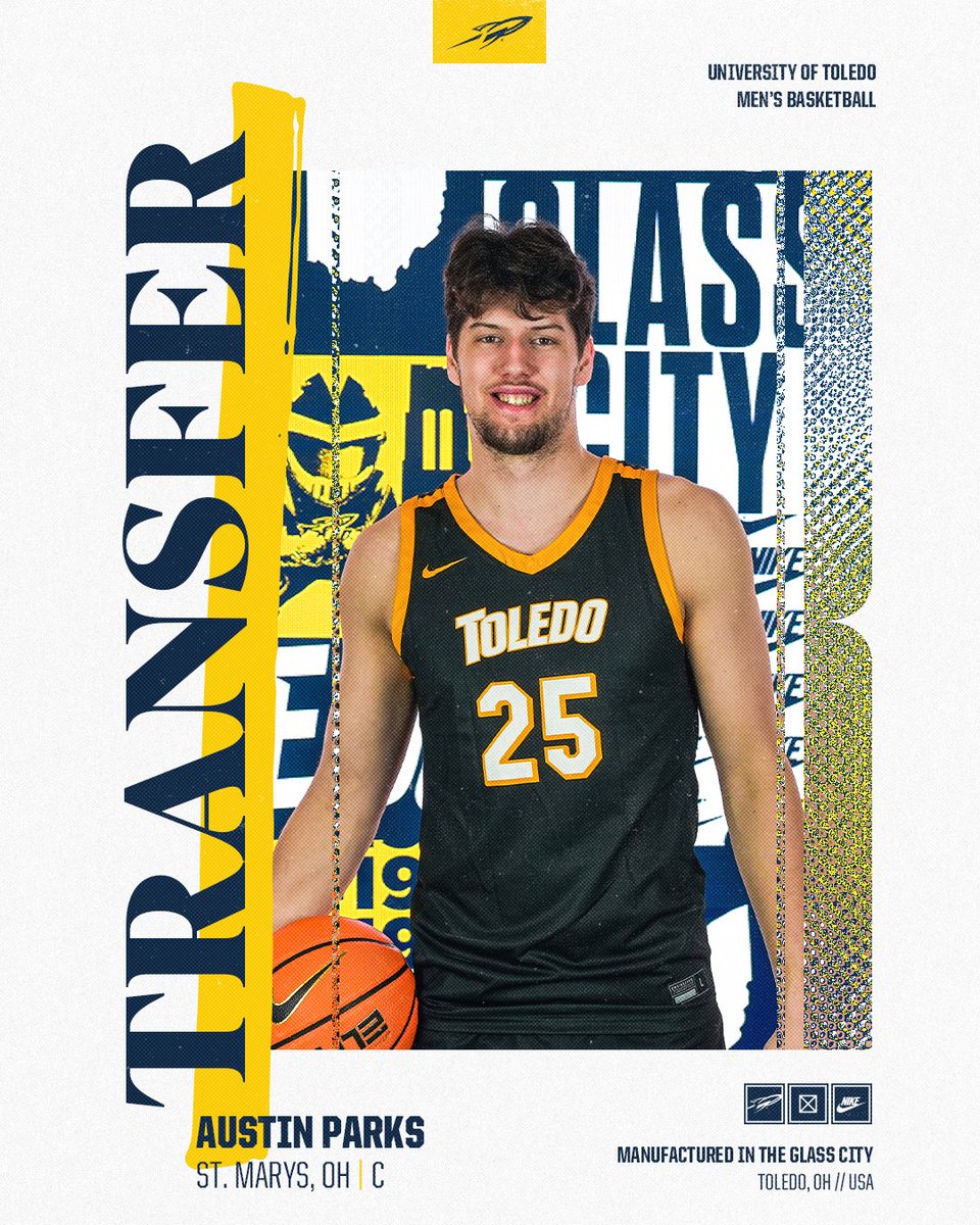 Toledo Men's Basketball (@toledo_mbb) on Twitter photo Welcome to the Glass City <a href="/AustinParks2023/">Austin Parks</a>!!
🔵 Played last two years at Ohio State
🟡 One of Top 10 centers nationally at St. Marys HS
📰: utrockets.com/news/2025/4/16… Welcome to the Glass City <a href="/AustinParks2023/">Austin Parks</a>!!
🔵 Played last two years at Ohio State
🟡 One of Top 10 centers nationally at St. Marys HS
📰: utrockets.com/news/2025/4/16…