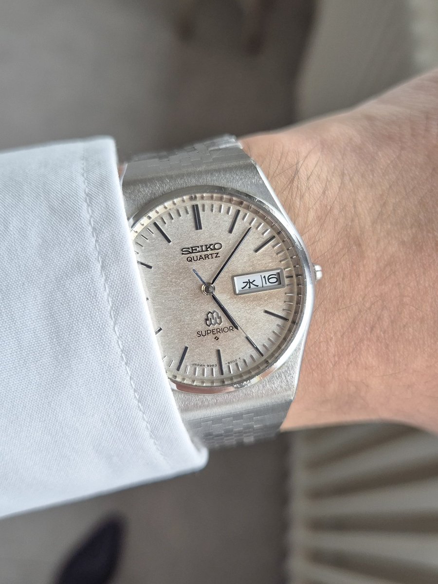 Seiko Superior Twin Quartz de 1978 🇯🇵

Précision remarquable de +/- 5 secondes par an ✨