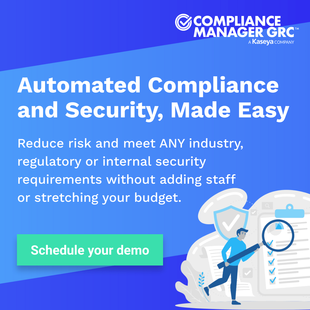 Compliance Manager GRC automates the entire compliance process, helping you meet any regulatory or internal security requirement with ease.

Request a demo: bit.ly/4i2YVmT

#ComplianceManagement #GRC #ITSecurity #RiskReduction #RegulatoryCompliance #Cybersecurity