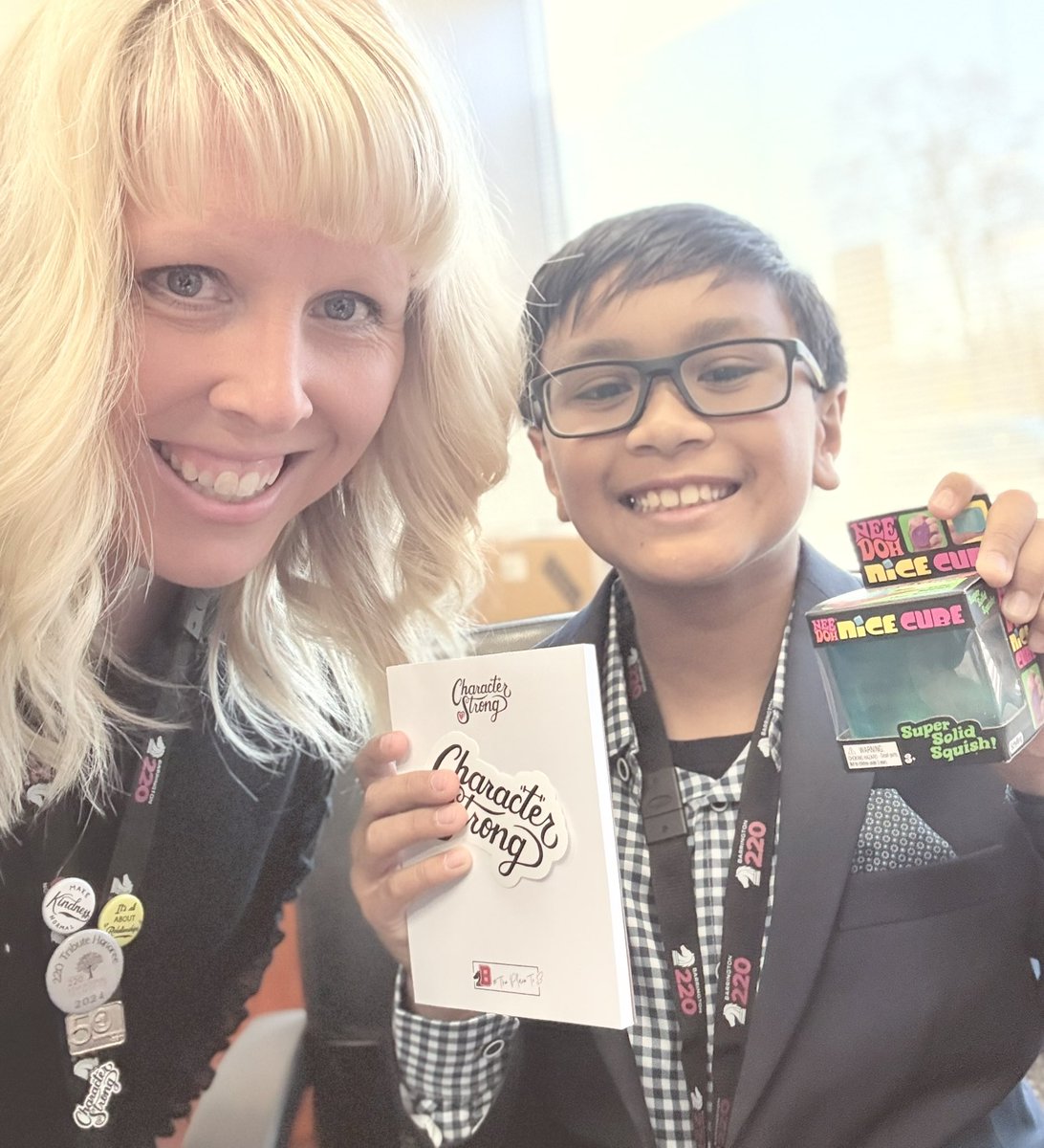 Welcome, Student Superintendent Samy! We are thrilled to work with you today! <a href="/barrington220/">Barrington 220</a> #ThePlaceToB