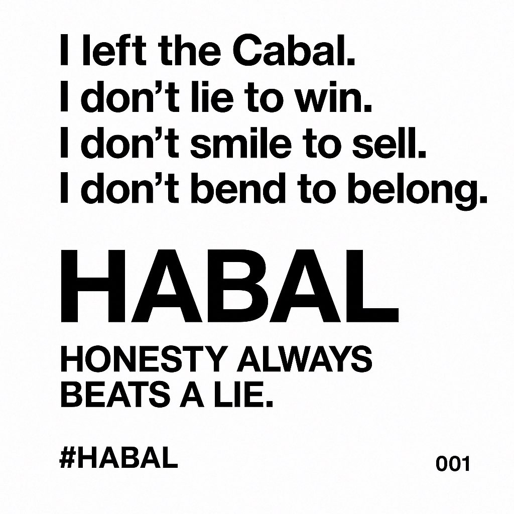 LuciferCrypt's tweet image. They called it a CABAL

I called it what it was bullshit 

It’s HABAL.
And it’s about to be massive