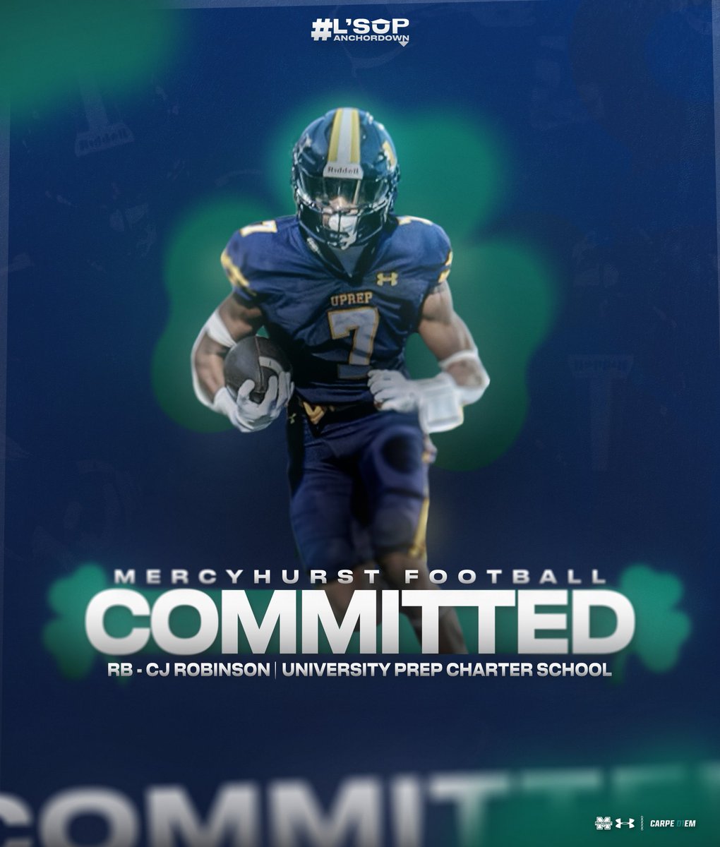 CJ Robinson (@prowaycj) on Twitter photo Circumstances changed the path and the final destination, but beyond blessed that they did. When one door closes another one opens. Gods plan 🙏🏾
Committed! <a href="/MercyhurstFB/">Mercyhurst Football</a> #LsUpAnchorDown #CantStop7 <a href="/CoachWaring/">Mike Waring</a> @RBCoachAli <a href="/CoachRiemedio/">Coach Riemedio</a> <a href="/CoachIcy16/">Isiah Young</a> <a href="/UprepFball/">UPREP Football (Roc.)</a> Circumstances changed the path and the final destination, but beyond blessed that they did. When one door closes another one opens. Gods plan 🙏🏾
Committed! <a href="/MercyhurstFB/">Mercyhurst Football</a> #LsUpAnchorDown #CantStop7 <a href="/CoachWaring/">Mike Waring</a> @RBCoachAli <a href="/CoachRiemedio/">Coach Riemedio</a> <a href="/CoachIcy16/">Isiah Young</a> <a href="/UprepFball/">UPREP Football (Roc.)</a>