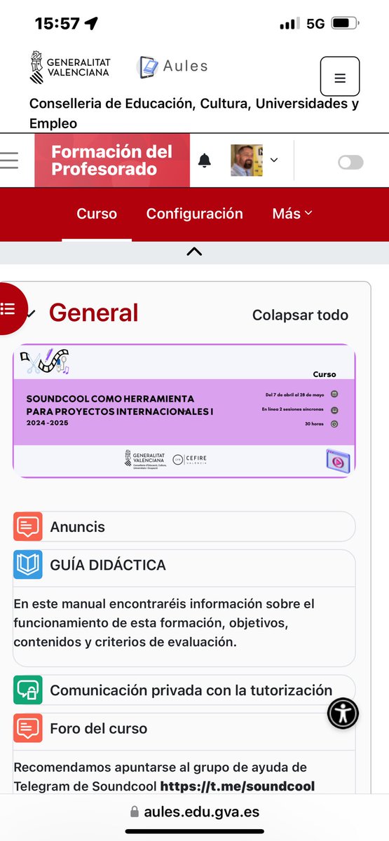 Soundcool (@soundcool_) on Twitter photo Curso Soundcool como herramienta para proyectos internacionales
<a href="/GVAeducacio/">GVA Educació</a> <a href="/GVA_Cefire/">Formació, Innovació i Recursos per al Professorat</a>
Idoia Uribarri
Equipo directivo #Soundcool
<a href="/jsastremartinez/">Jorge Sastre</a> <a href="/nlloretromero/">Nuria Lloret Romero</a> sscarani rbdannenberg
<a href="/iteamUPV/">iTEAM Research Institute</a> <a href="/TelecoUPV/">ETSIT-UPV Valencia</a> <a href="/UPV/">Universitat Politècnica de València</a> <a href="/fdnc_es/">Fundación Daniel y Nina Carasso</a> <a href="/redplanea/">PLANEA, red de Arte y Escuela</a>
#Edu #innovacion #ProyectosInternacionales Curso Soundcool como herramienta para proyectos internacionales
<a href="/GVAeducacio/">GVA Educació</a> <a href="/GVA_Cefire/">Formació, Innovació i Recursos per al Professorat</a>
Idoia Uribarri
Equipo directivo #Soundcool
<a href="/jsastremartinez/">Jorge Sastre</a> <a href="/nlloretromero/">Nuria Lloret Romero</a> sscarani rbdannenberg
<a href="/iteamUPV/">iTEAM Research Institute</a> <a href="/TelecoUPV/">ETSIT-UPV Valencia</a> <a href="/UPV/">Universitat Politècnica de València</a> <a href="/fdnc_es/">Fundación Daniel y Nina Carasso</a> <a href="/redplanea/">PLANEA, red de Arte y Escuela</a>
#Edu #innovacion #ProyectosInternacionales