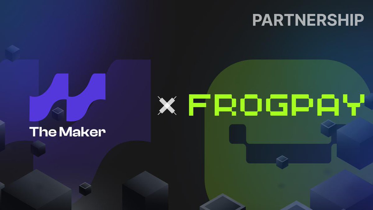 TheMaker (@themakermm) on Twitter photo Partnership Alert!
Weโre teaming up with <a href="/FrogPayAI/">FrogPay AI</a> ๐ธ โ the worldโs first AI-powered crypto payment system with a refund option!
No more irreversible mistakes. Just secure, smart, and fair blockchain payments. ๐ธ๐ค
Letโs reshape Web3 together. ๐ฅ Partnership Alert!
Weโre teaming up with <a href="/FrogPayAI/">FrogPay AI</a> ๐ธ โ the worldโs first AI-powered crypto payment system with a refund option!
No more irreversible mistakes. Just secure, smart, and fair blockchain payments. ๐ธ๐ค
Letโs reshape Web3 together. ๐ฅ