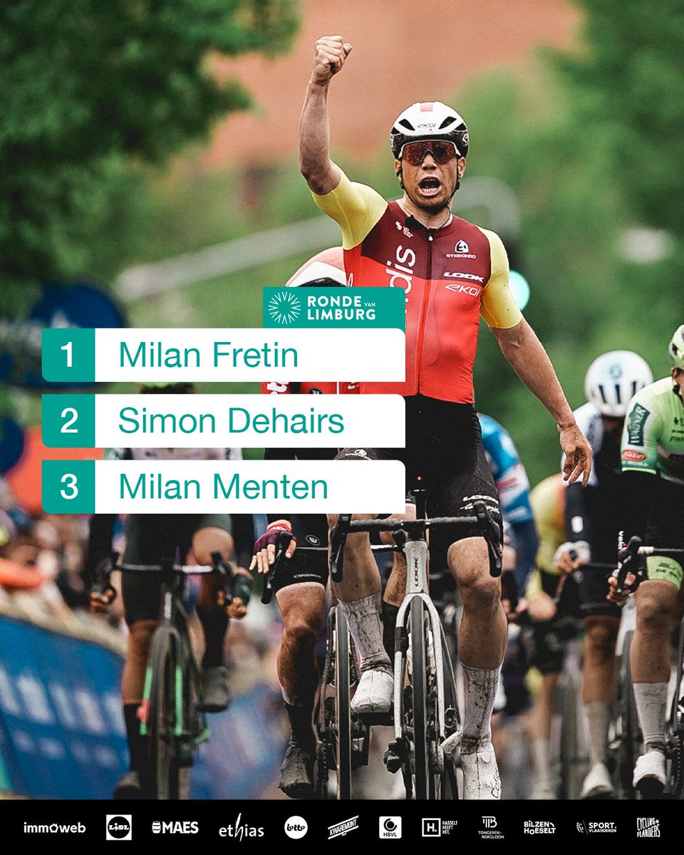 He started his sprint early, but still powered to victory. Congrats, 🇧🇪 Milan Fretin! 👏 #RVL25