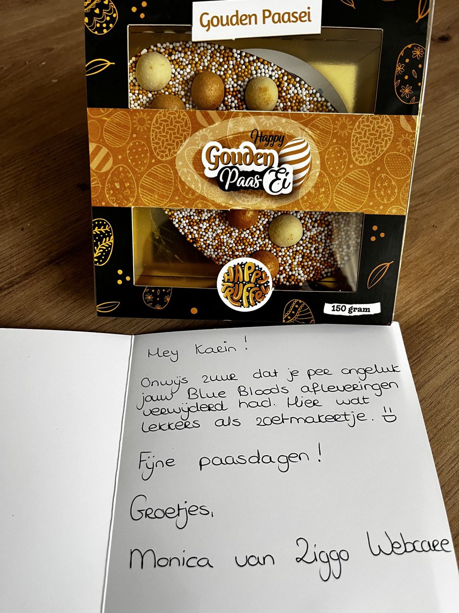 mkjs4ever's tweet photo. ⁦@ZiggoWebcare⁩ Wat een ongelofelijke leuke verrassing!! Bedankt en we gaan ervan genieten. https://t.co/ziPFLPx5FD