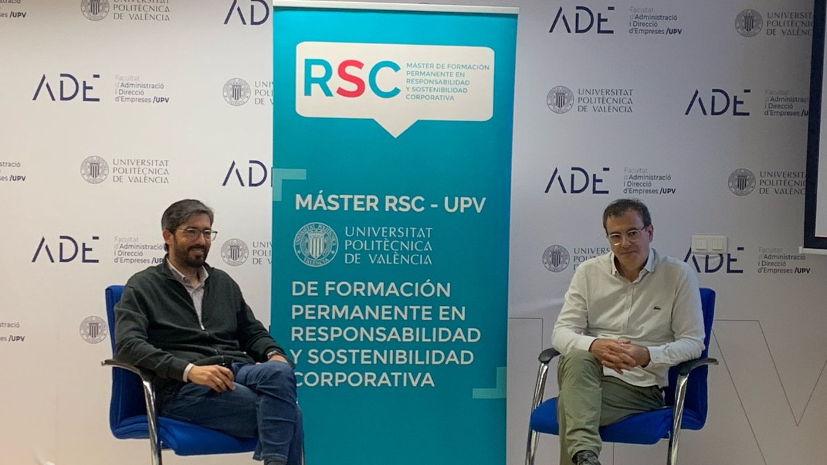 Máster RSC UPV (@masterrscupv) on Twitter photo «La razón de ser de la empresa es afrontar los problemas de la sociedad y hay que empezar a cuestionar y a exigir que las cosas se hagan de forma diferente»🗨️<a href="/ChrisMeccaVLC/">Christian Mecca</a>, fundador y CEO de Impacto Consciente, en 'Hablamos de sostenibilidad con..'
Más en rscmaster.webs.upv.es/charla-christi… «La razón de ser de la empresa es afrontar los problemas de la sociedad y hay que empezar a cuestionar y a exigir que las cosas se hagan de forma diferente»🗨️<a href="/ChrisMeccaVLC/">Christian Mecca</a>, fundador y CEO de Impacto Consciente, en 'Hablamos de sostenibilidad con..'
Más en rscmaster.webs.upv.es/charla-christi…