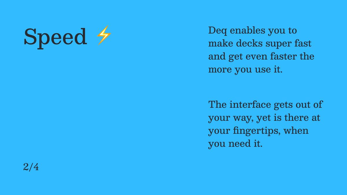 deqdotio's tweet photo. “Great design” or “delightful product” is typically a turn off for investors.

But our Beta users recognized ”great design” immediately.

Our design principles show a clear direction and priority 💎 https://t.co/L2footAvB1