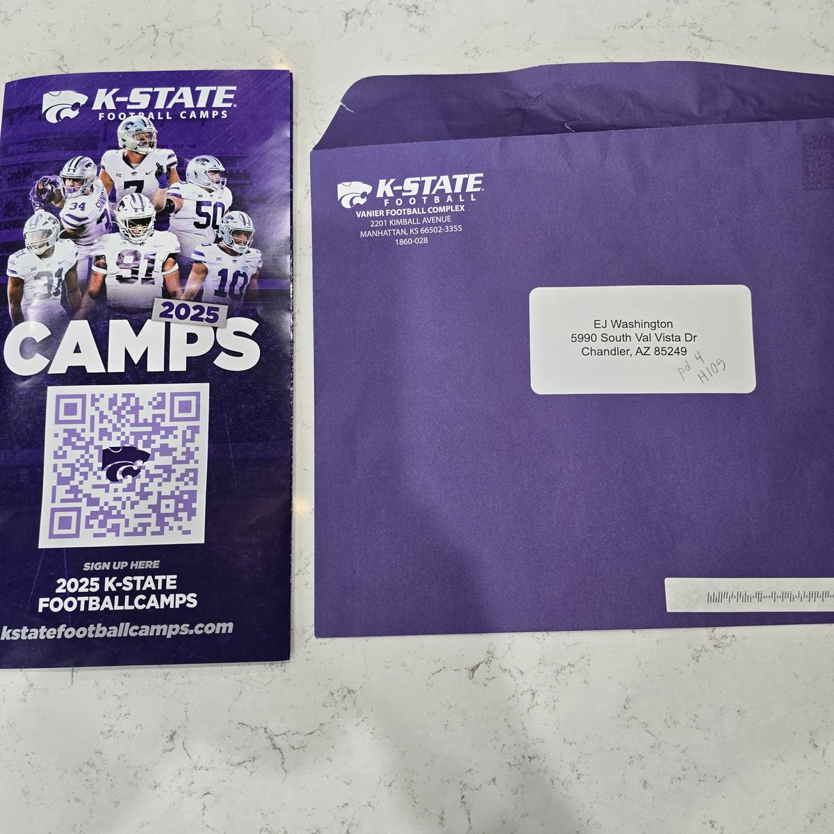 Thank you <a href="/KStateFB/">K-State Football</a> for the camp invite! Looking forward to it!