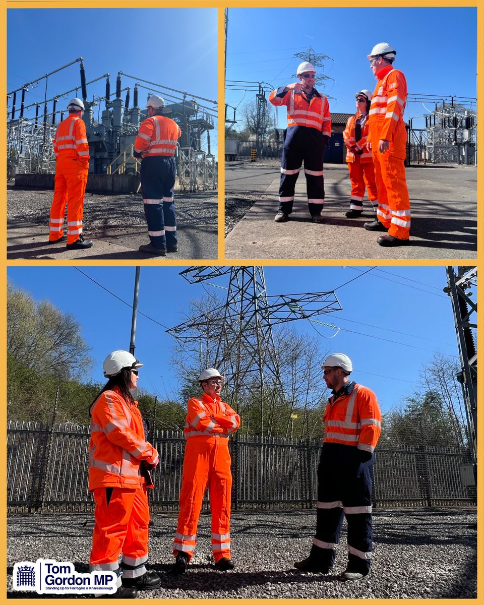 ⚡️Last week, I visited Knaresborough Substation to see the vital work keeping our area and beyond powered and connected.  

🔧From infrastructure upgrades to future-proofing our energy supply, it’s brilliant to see the investment going into local services.