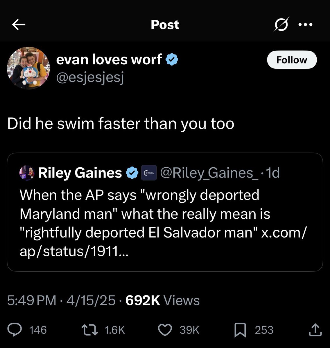 Riley_Gaines_'s tweet image. This is literally all they have lol