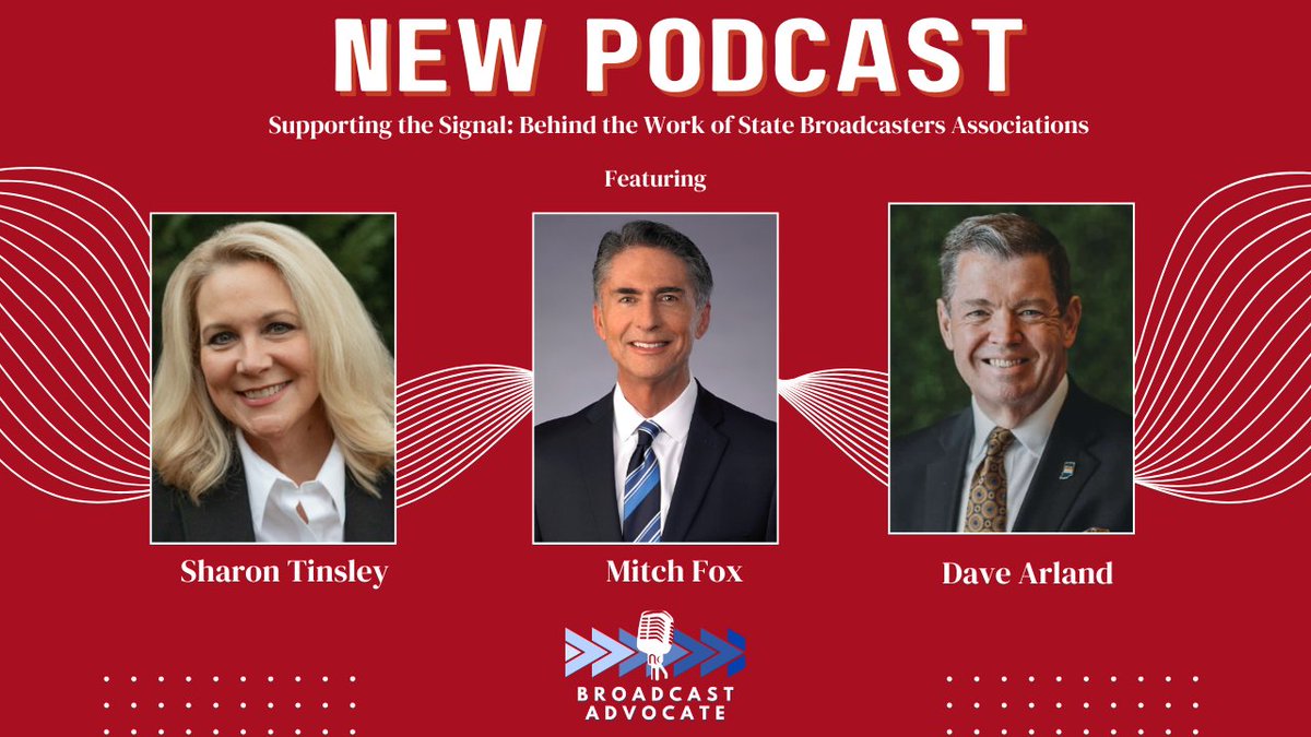 Watch the very 1st episode of the new NASBA podcast Broadcast Advocate; "Supporting the Signal: Behind the Work of State Broadcasters Associations" From community service to national advocacy, learn how state associations champion local broadcasters youtu.be/4yoEwCH-efk?si…