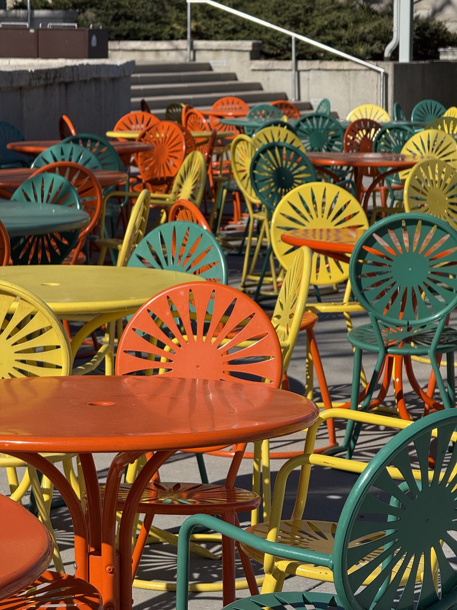 UW–Madison (@uwmadison) on Twitter photo The Terrace chairs are back! 🧡💛💚
And the Wisconsin Union is throwing a party on Friday to celebrate: go.wisc.edu/terrace-party
📅April 18, 3-6PM
📍Memorial Union Terrace
🎉Dining deals, Bucky appearances, a <a href="/badgerband/">Badger Band</a> performance and more! The Terrace chairs are back! 🧡💛💚
And the Wisconsin Union is throwing a party on Friday to celebrate: go.wisc.edu/terrace-party
📅April 18, 3-6PM
📍Memorial Union Terrace
🎉Dining deals, Bucky appearances, a <a href="/badgerband/">Badger Band</a> performance and more!