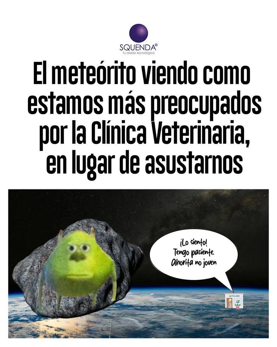 SQUENDA's tweet photo. ¡Buenos días! Los vets del Estado de México y CDMX ¿sintieron el meteorito? ☄️
.
#LoQueCirculaEnLaRed #MEME #LoqueElMVZComparte #MedicosVeterinarios #HumorVet #MemeMZV #VidaMVZ #MVZ #Meterorito https://t.co/1vyXKxhGAB