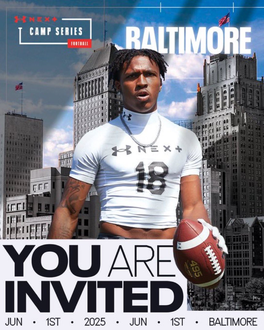Blessed to receive an invite to the Under Armor camp in Baltimore